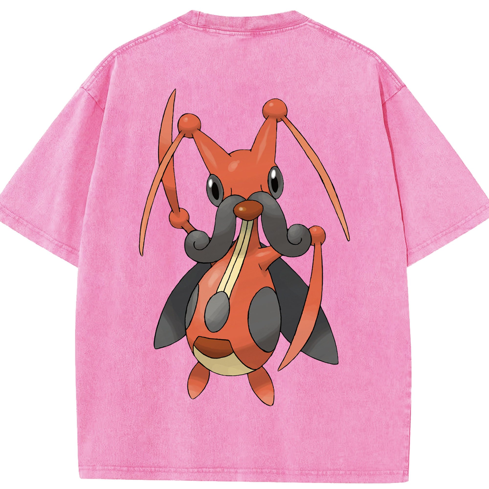 （画像用） ポケットモンスター Pokémon 綿100% ヴィンテージ風 半袖Tシャツ（背面プリント）